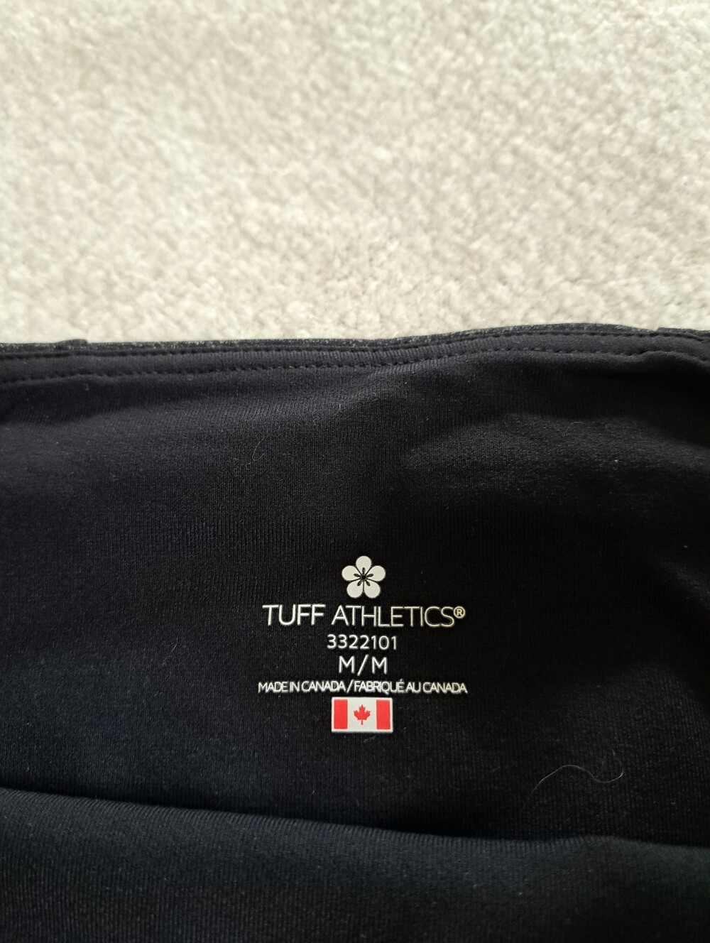 Tuff Athletics Leggings Grey Size Medium Active Pant Casual Stretch Loungewear - Picture 5 of 11